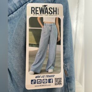 NWT Rewash wide leg soft lightweight trouser Size 7